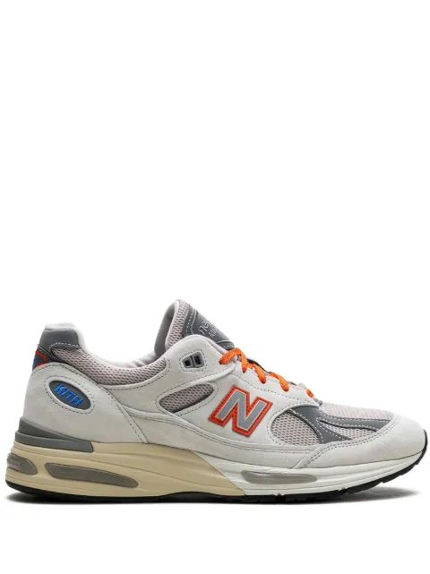 New Balance 991v2 "MiUK Kith Madison Square Garden" sneakers White U991KT2