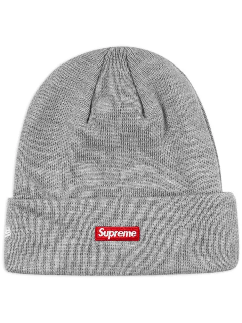 Supreme x New Era $ logo-appliqué beanie hat Grey SU774