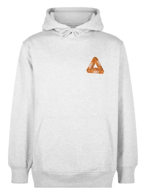 Palace Seoul Exclusive Tri-Ferg hoodie Grey P0004