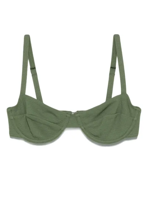 Matteau Balconette bikini top Green BALCTCDSAFCR