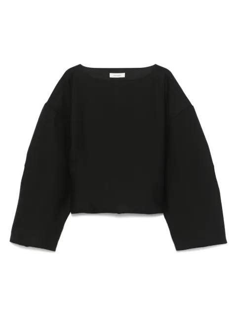 ENTIRE STUDIOS wool top Black ESUS252004