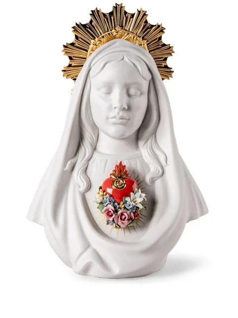Lladró Immaculate Heart Of Mary sculpture (40 cm x 28 cm) White 01009762