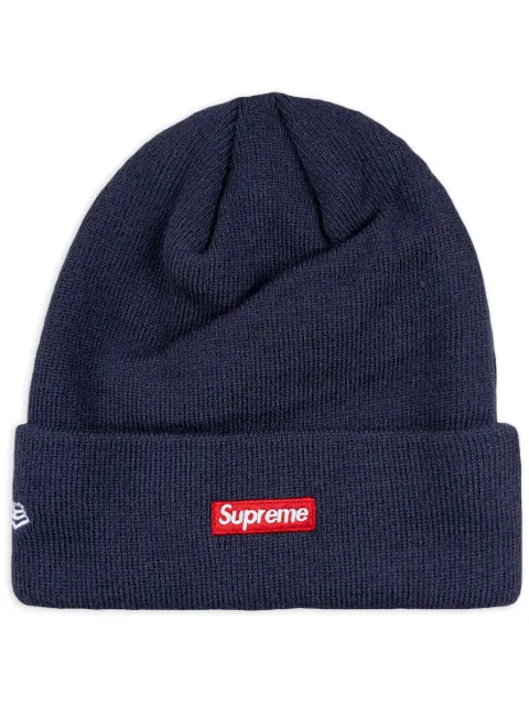 Supreme x New Era $ logo-appliqué beanie hat Blue SU773