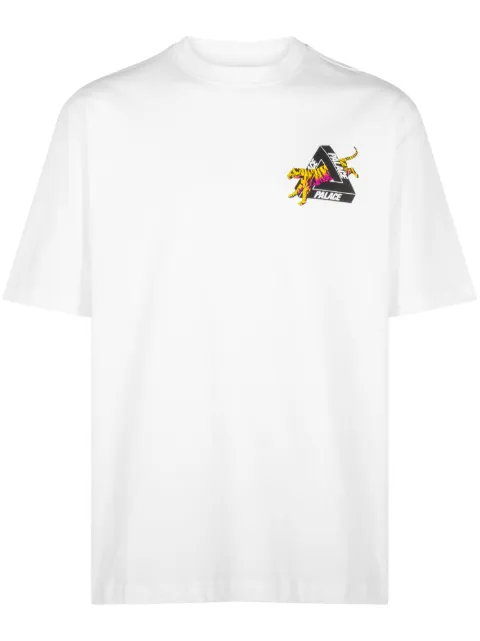 Palace Seoul Exclusive Tiger Tri-Ferg "White" T-shirt White P0009
