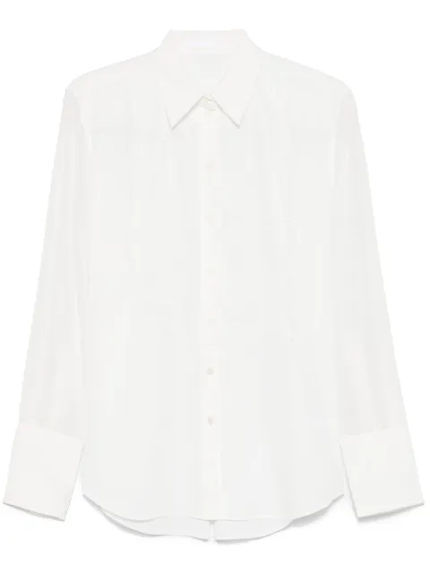 Helmut Lang relaxed lace shirt White O09HW505