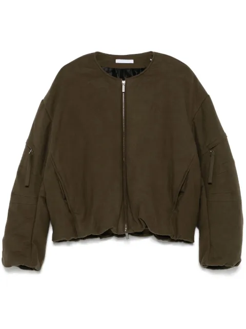 Helmut Lang Cocoon bomber jacket Green O09HW102