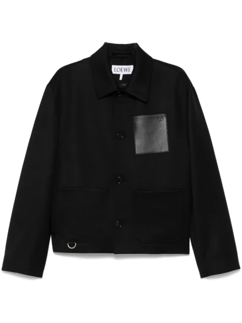 LOEWE Workwear shirt jacket Black H526Y02WAY