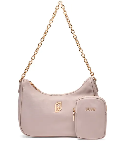 LIU JO logo-plaque shoulder bag Grey AA5180T4559