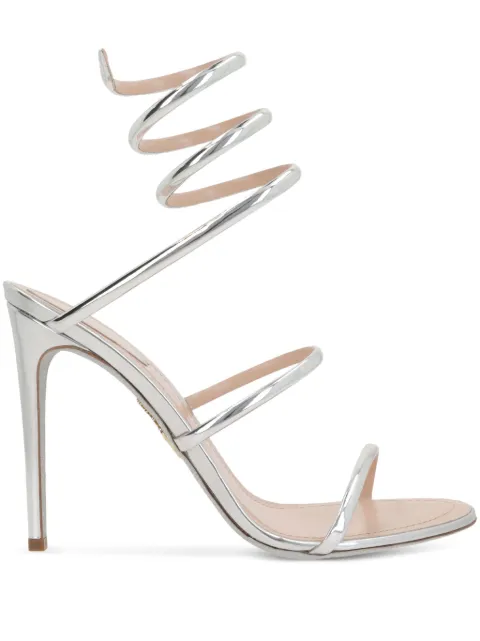 René Caovilla 105mm Cleo sandals Silver C123511050001L001