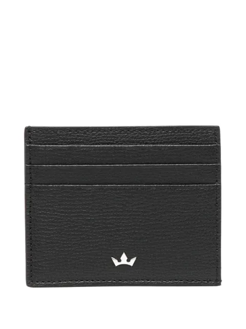 Roderer logo-stud cardholder Black CH106ABK