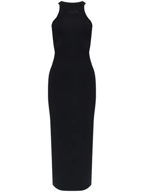 VETEMENTS logo-embellished dress Black WA66DR700B