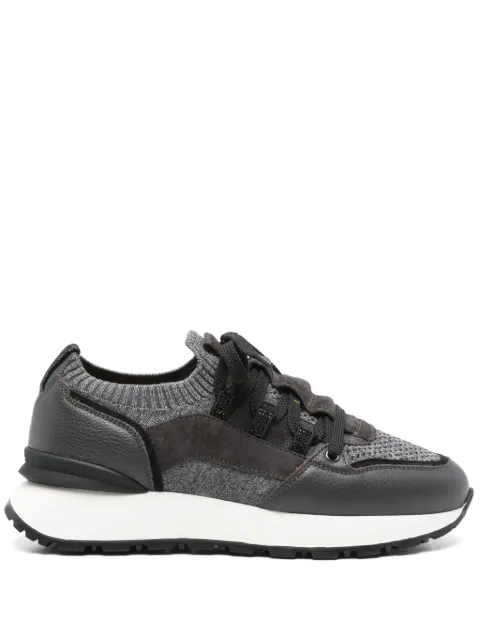 Doucal's panelled sneakers Grey DD8730WHITPX722NN03