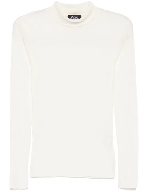 A.P.C. Assia top White LYAAUF26424