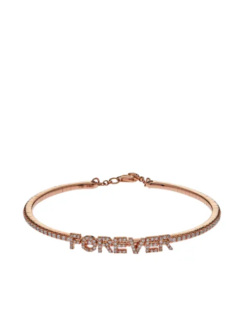 Jewels Aficionado 18kt rose gold Forever diamond bracelet Pink JBG327X63EB