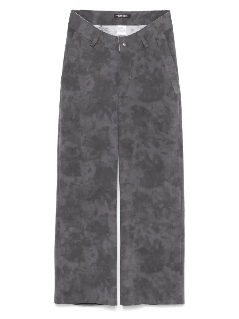 Elena Velez cotton trousers Grey EV034YR004