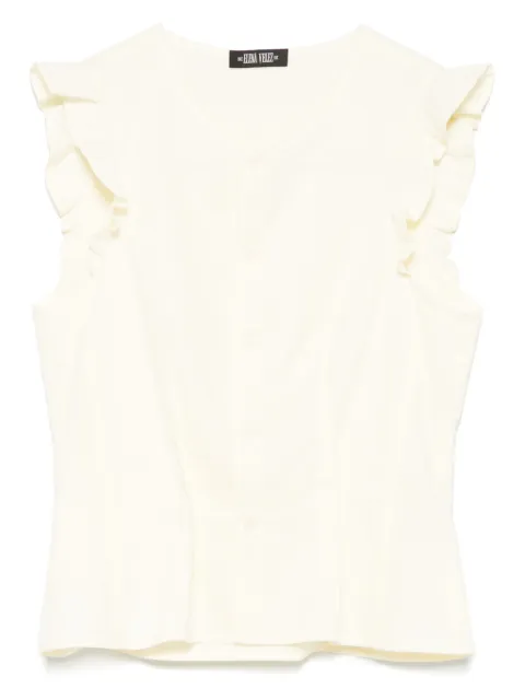 Elena Velez Prairie top Yellow YR005TP03