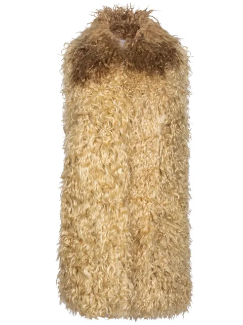 Chloé Pre-Owned long gilet Neutrals CSAN8203