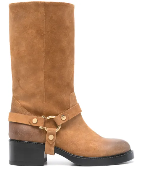 Chloé 40mm Dakota boots Brown CHC25S07QPX