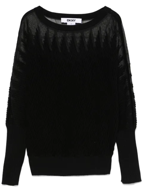 DKNY ribbed sweater Black P4JSAT74