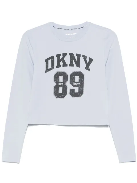 DKNY logo-print T-shirt Blue DP4T9979