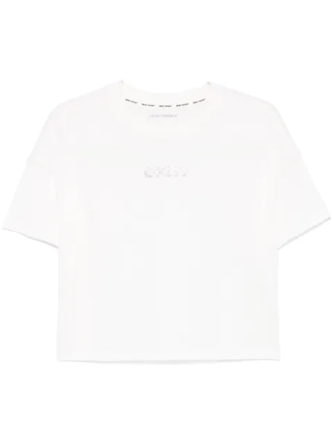 DKNY rhinestone logo T-shirt White DP4T1070