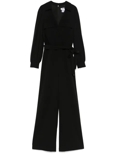 DKNY bishop-sleeves jumpsuit Black DD3K284A