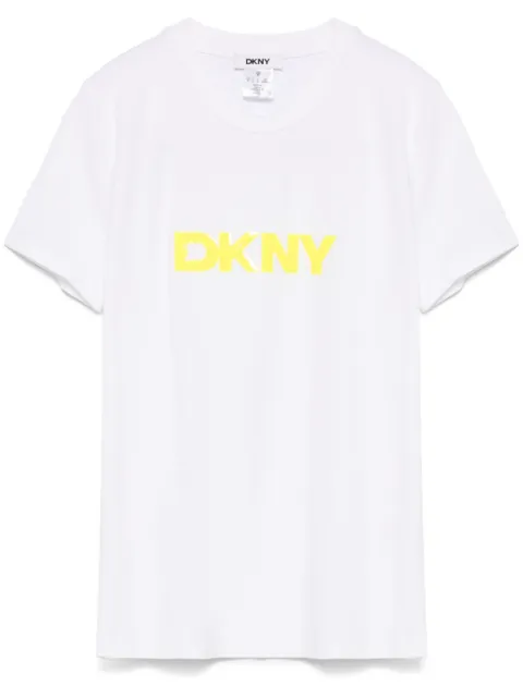 DKNY logo-appliqué T-shirt White P4KHCWNA