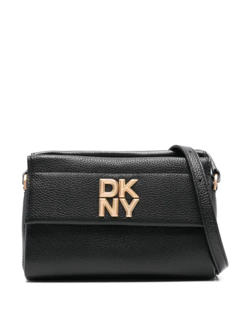 DKNY logo-lettering cross body bag Black R44EAI71