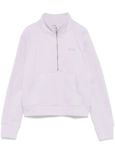 DKNY logo-studded pullover Purple DP5T9993