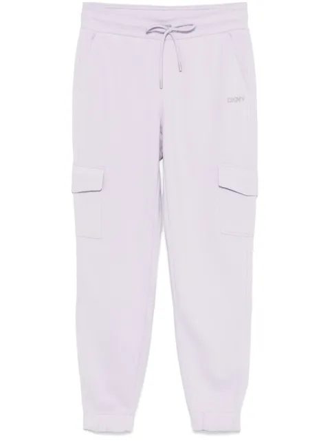 DKNY studded-logo track pants Purple DP5P3504