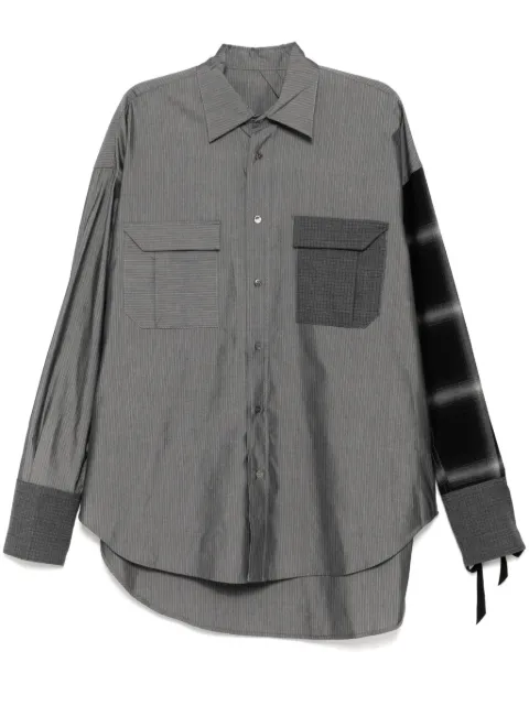 marina yee M.Y. Shirt 9 shirt Grey MYSHIRT9MULTIDRK