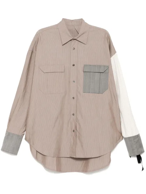 marina yee M.Y. Shirt 9 shirt Brown MYSHIRT9MULTILGHT