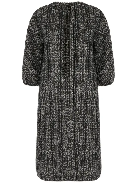 Max Mara embroidered coat Black ACERI