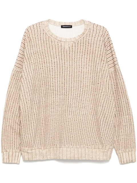 Undercover fake knit printing sweater Neutrals UC2D48042