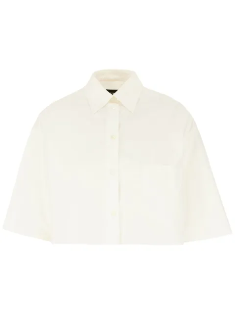 Department 5 cropped shirt White DS006462TF0020000
