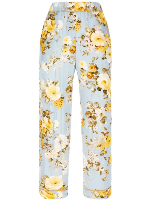 jucca approved floral-print trousers Blue J3714067SF36