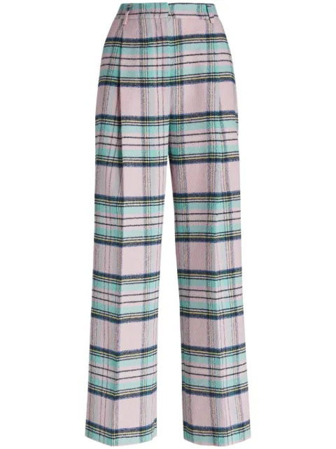 jucca approved checked trousers Pink J375403808