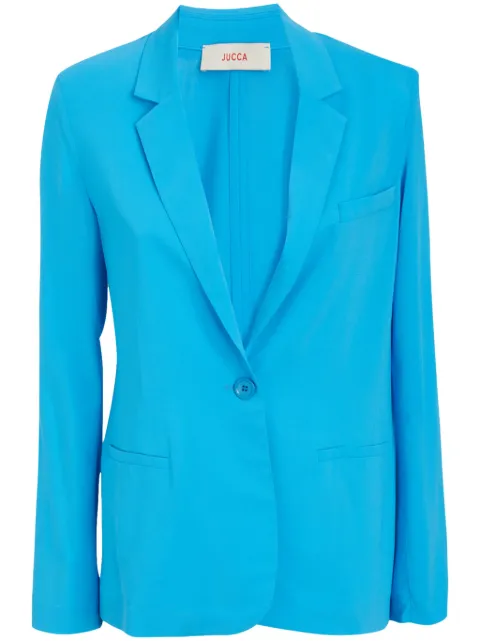 jucca approved single-button blazer Blue J375300301