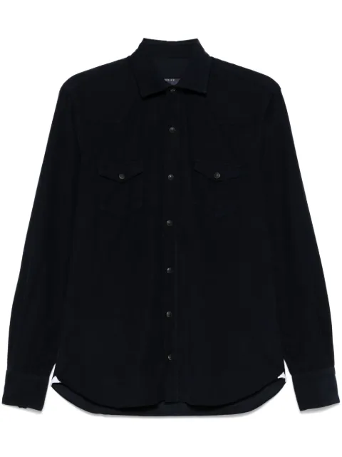 Barba corduroy shirt Blue WSU10P2044044