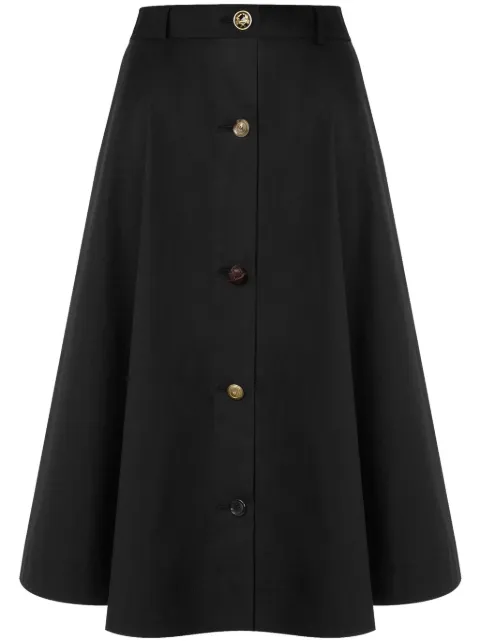 Moschino A-line midi skirt Black A01260531