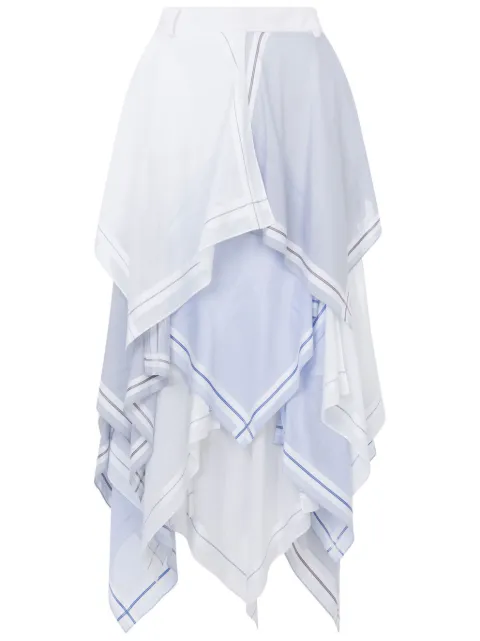 Moschino asymmetric maxi skirt White A01050525