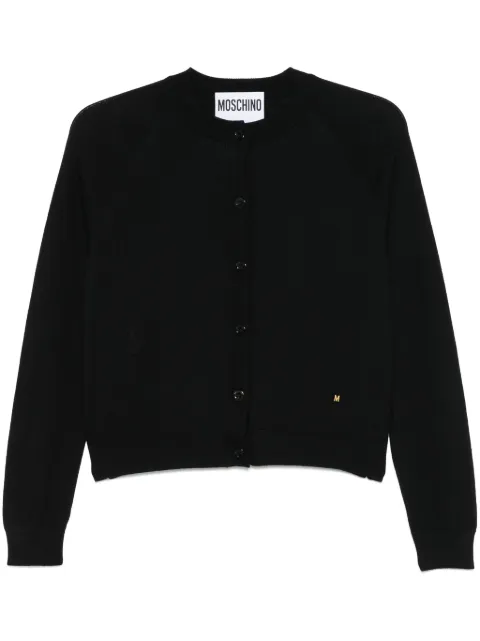 Moschino crew-neck cardigan Black A09320501