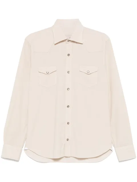 Barba corduroy shirt Neutrals WSU10P2044044