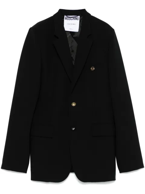 Moschino single-breasted notched-lapel blazer Black 251EJ05170524