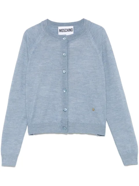 Moschino crew-neck cardigan Blue A09320501