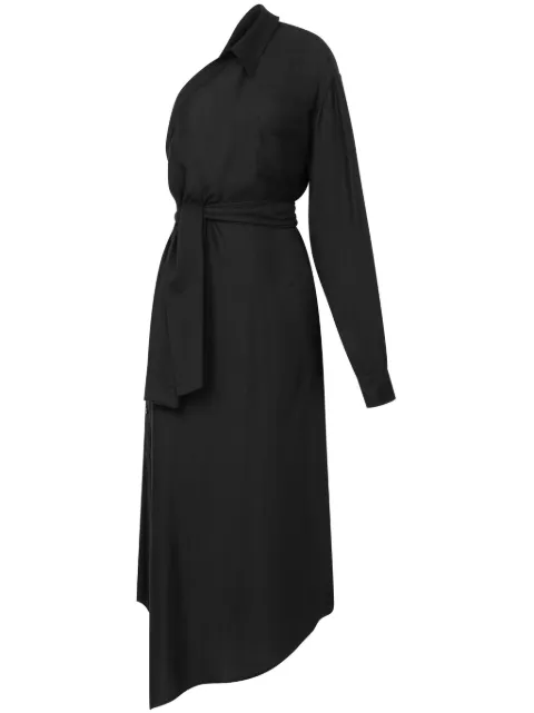 Moschino one-shoulder maxi dress Black A04040549