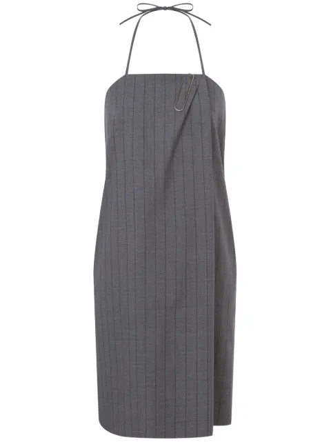 Moschino pinstripe mini dress Grey J04180516