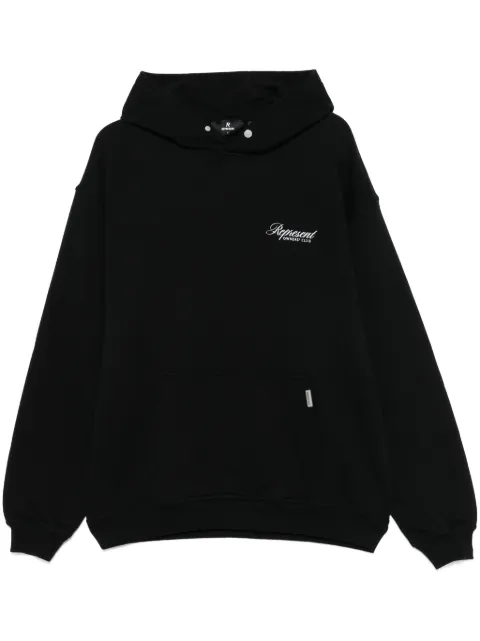 Represent Owners Club Script hoodie Black OCM41200001