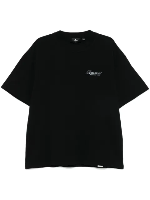 Represent Owners' Club Script-logo T-shirt Black OCM41201001