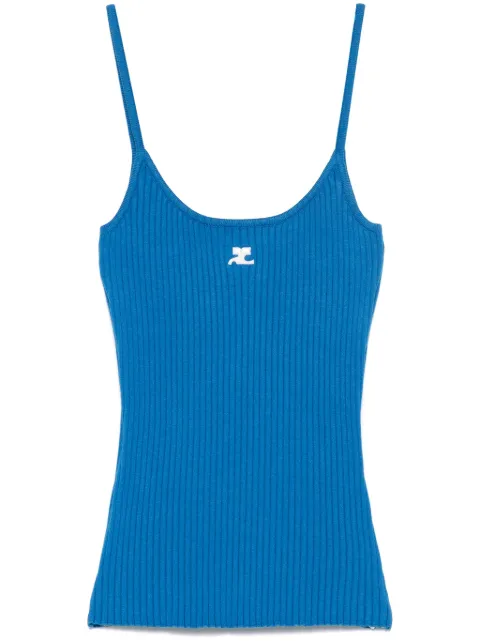 Courrèges Reedition top Blue PERMDE012FI0001